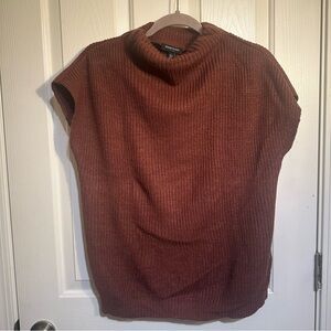 Kenneth Cole Rich Brown Knit Top